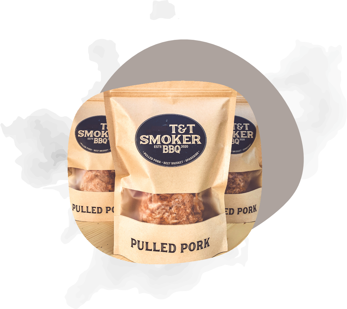 vakuumiertes Pulled Pork TT Smoker BBQ